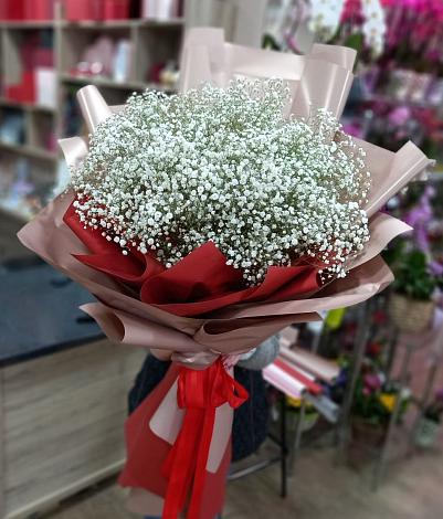Букет цветов из: Гипсофила в Юрла
