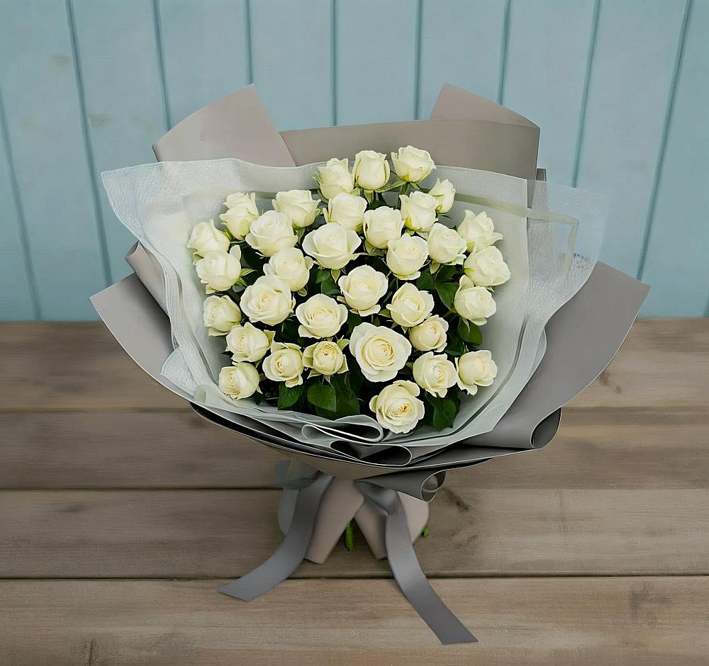Букет Белоснежная нежность в Юрла