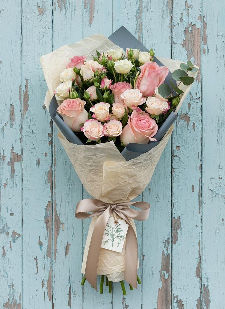 Букет цветов из: Розы в Юрла