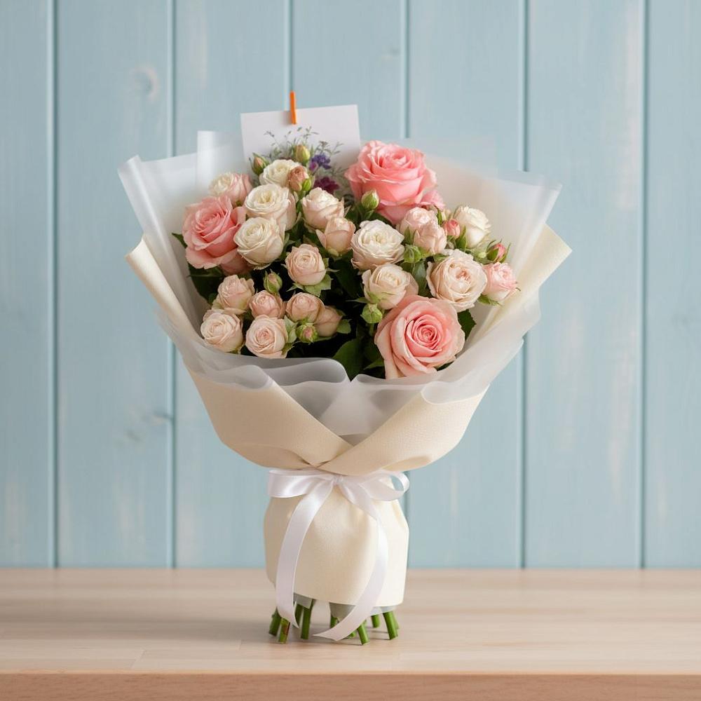 Букет цветов из: Розы в Юрла