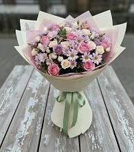 Букет цветов из:  Розы и Хризантемы #REPLACE_PRED# Юрла