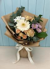 Букет цветов из:  Герберы и Хризантемы #REPLACE_PRED# Юрла