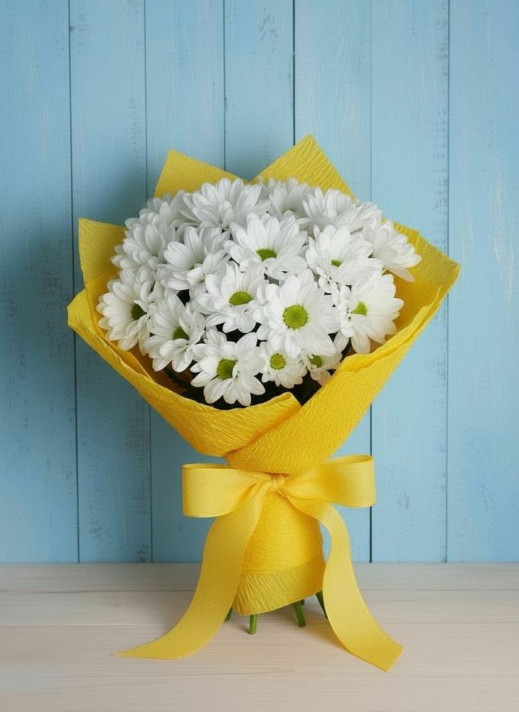 Букет цветов из: Хризантемы в Юрла
