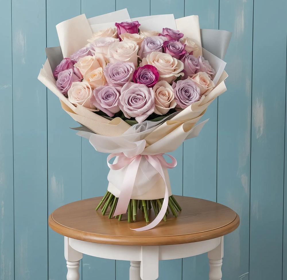 Букет цветов из: Розы в Юрла