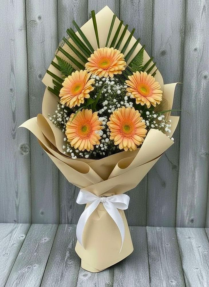 Букет цветов из: Герберы в Юрла