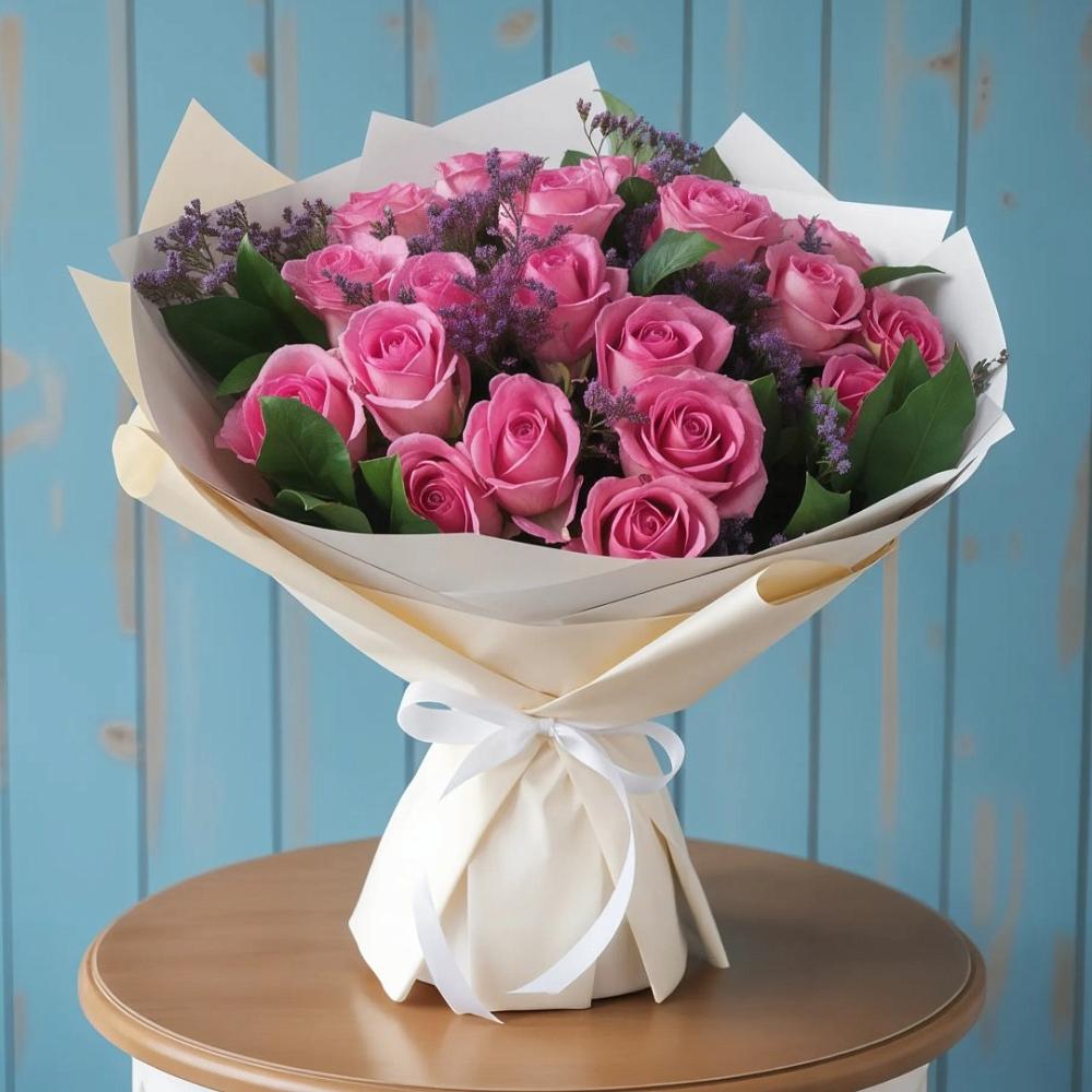 Букет цветов из: Розы в Юрла