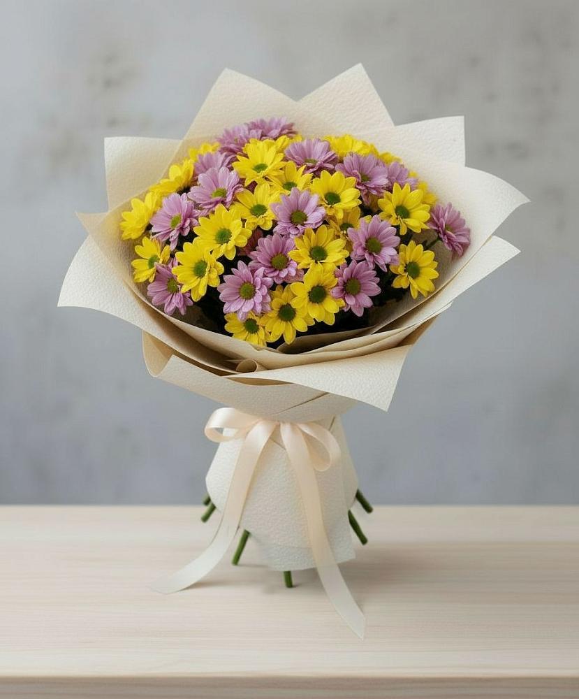 Букет цветов из: Хризантемы в Юрла